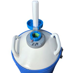 Tanque de Nitrogênio Líquido de 30L para Armazenamento e Transporte Estático - Product Image 5