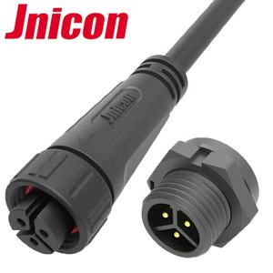 Jnicon M16 Push Chiusura Impermeabile <span class=keywords><strong>12</strong></span> <span class=keywords><strong>Volt</strong></span> 3pin Elettrica Presa di Corrente <span class=keywords><strong>Connettori</strong></span> - Product Image 4