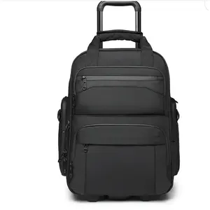 Gran oferta, mochila con ruedas para hombre, bolsa con ruedas, equipaje de mano, maletas de viaje, bolsa para ordenador portátil de negocios