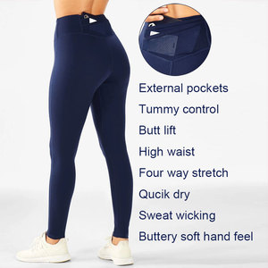 Nuevo 2020 al por mayor buena calidad alta cintura medias de Yoga gimnasio traje de las mujeres conjuntos de Fitness Yoga pantalones Leggings - Product Image 5