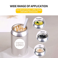 Vente en gros de conteneurs métalliques en aluminium standard et personnalisés, de forme mince et élégante, pour boissons (type canettes de cola), vierges, avec couvercles en aluminium