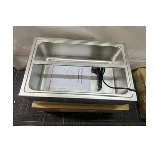 SUNMAX Nouveau Design Bain-<span class=keywords><strong>marie</strong></span> Électrique Commercial en Acier Inoxydable Argenté 1200W avec Alarme de Niveau d'Eau - Product Image 6
