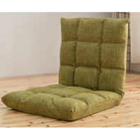 Fauteuil de sol moderne de grande taille, rembourré, pour jeux vidéo, avec dossier solide, structure en acier pliable, mobilier d'extérieur