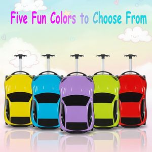 Ensemble de valises de voyage vintage 2 pièces pour enfants, valise à roulettes légère en ABS+PC, bagages rétro pour l'école et cadeau - Product Image 2