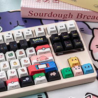 PBT Sublimation Anime Theme Side Light Transmission Mx Keycaps Gaming Cherry Profile Mechanical Keyboard Keycaps