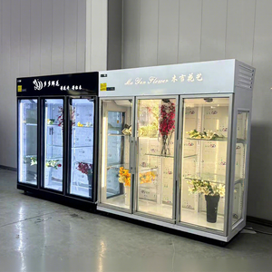 <span class=keywords><strong>Vitrine</strong></span> <span class=keywords><strong>Réfrigérée</strong></span> à Fleurs Fraîches 3 Portes, Réfrigérateur Floral d'<span class=keywords><strong>Occasion</strong></span> pour Fleuriste - Product Image 1