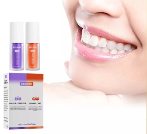 Personalización <span class=keywords><strong>Corrector</strong></span> de Color pasta de dientes púrpura <span class=keywords><strong>Corrector</strong></span> de Color pasta de dientes dental blanqueamiento dental - Product Image 2