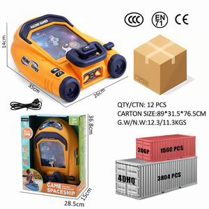 Juego de simulación de conducción de naves espaciales de combate, consola de carreras, juguetes de aventura para niños con música - Product Image 6