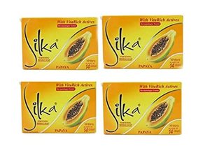 Nuovo Confezionamento da 135g di Sapone Sbiancante alla Papaya <span class=keywords><strong>SILKA</strong></span> - Product Image 4