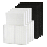 Filter HEPA karbon H13, pengganti untuk Honeywell pemurni udara HPA100 HPA200 HPA300 untuk mobil RV penggunaan luar ruangan baterai/bertenaga USB