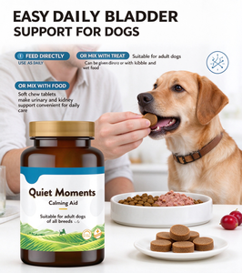 Masticabili Morbidi per il Controllo della Vescica dei Cani, Supporto per la Salute Urinaria e Renale, Compresse Masticabili Morbide con Estratto di Mirtillo Rosso, Servizio OEM Private Label - Product Image 3