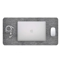 Tapis de souris de jeu de bureau en tissu feutre populaire avec Base en caoutchouc taille personnalisée tapis de bureau en feutre tapis d'ordinateur tapis de bureau
