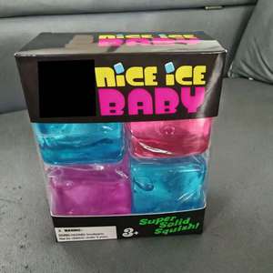 Cubo Fidget Squishy, Conjunto Mini de 4 Peças, Novidades, Nice Ice <span class=keywords><strong>Baby</strong></span> Cube Nedoh, Produtos Populares, Cubo Sensorial para Apertar, Brinquedos Fidget - Product Image 2