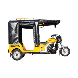 Mototaxi <span class=keywords><strong>de</strong></span> 3 Ruedas Abierto Motorizado para 4 Pasajeros con Cubierta para Lluvia, Motocicleta Urbana <span class=keywords><strong>de</strong></span> Alta Velocidad - Product Image 5