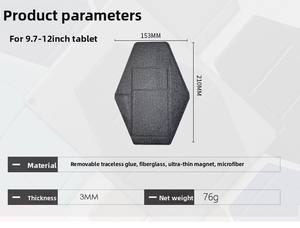 <span class=keywords><strong>Support</strong></span> adhésif <span class=keywords><strong>invisible</strong></span> vertical pour <span class=keywords><strong>tablette</strong></span> en cuir PU ultra fin, <span class=keywords><strong>support</strong></span> portable pour <span class=keywords><strong>tablette</strong></span>, <span class=keywords><strong>support</strong></span> adhésif pour iPad - Product Image 5