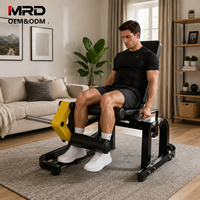 Machine d'extension des jambes assise à charge libre pour entraînement des quadriceps, équipement de fitness pour la musculation des jambes