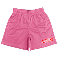 Logo personnalisé OEM pour hommes, séchage rapide, entrejambe de 5 pouces, double couches de ficelle pour hommes, basket-ball uni, short en maille vierge de gymnastique pour hommes