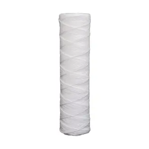 Giá rẻ bán buôn Polypropylene/bông/sợi thủy tinh 1/5/10 micron chuỗi vết thương trầm tích lọc cho nước lọc chất lỏng