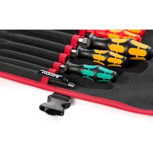 Sac à outils Parat Tool Roll Bag, 20 poches, nylon, avec fermeture à boucle, rouge, rangement universel pour outils - Product Image 3