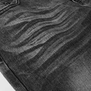 Custom High Street Pantalon Custom Jeans MenFlare Venta al por mayor Negro Veralls Jeans MenDesigners Patch Y2K Jeans - Product Image 5