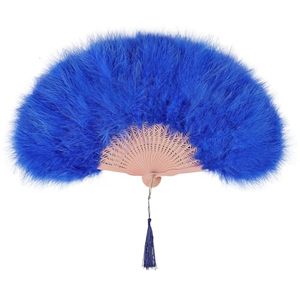 Éventail en Plumes en Gros, Élégant et Exquis, Style Vintage, Plumes de Marabout Années 20, Idéal pour Fêtes Costumées et Tea Parties - Product Image 4