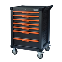 Ensemble d'outils de qualité industrielle, robuste, 404 pièces, boîte à outils à 7 tiroirs, chariot à outils en métal à roulettes, OEM avec outils d'atelier
