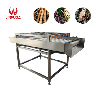 Procesador de Limpieza de Dos Etapas con Alimentación y Descarga Automáticas para Tubérculos Subterráneos, Jengibre, Palma, Camarones y Abulón - Product Image 1