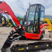 Excavator Mini Bekas Jepang Yanmar Vio40 4 Ton, Mini Crawler Hidrolik, Mikro Mini Compact