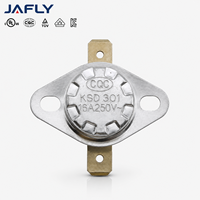 Thermostat bimétallique KSD301 220V/16A NC et thermostat à action rapide à réinitialisation automatique pour petits appareils électroménagers