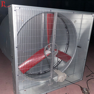 Ventilador de ventilación automático de nailon de tres hojas montado en la pared para ventiladores de flujo axial de aves de corral Gallinero - Product Image 1