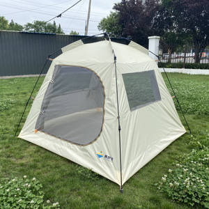 Grande <span class=keywords><strong>tente</strong></span> <span class=keywords><strong>de</strong></span> camping extérieure pliante portable personnalisée <span class=keywords><strong>tente</strong></span> automatique à ouverture rapide pour 3-4 personnes avec deux portes et un salon - Product Image 2