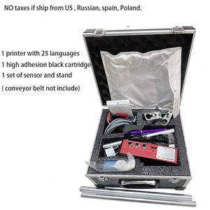 <span class=keywords><strong>Imprimante</strong></span> à jet d'encre YAOMATEC de <span class=keywords><strong>bonne</strong></span> qualité, 12,7 mm, 26 langues, impression de codes QR et de codes-barres - Product Image 4