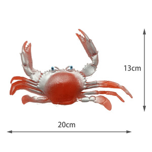 Dài Đúc Bionic Cua Silicone Sống Bait Mềm Cơ Thể Mô Phỏng Mùa Đông Sâu Sea & Ice Fishing Lure Mà Không Cần Móc - Product Image 2