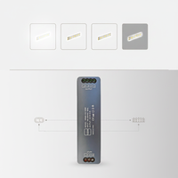 Alimentation LED 24V Mini en Aluminium à Tension Constante, Transformateur Haute Efficacité pour Bande LED, Projecteur et Utilisation Intérieure