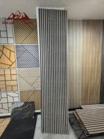 Panneaux acoustiques décoratifs en fibre de polyester pour l'intérieur commercial Wayon, panneaux insonorisants pour murs et plafonds