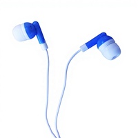 Écouteurs intra-auriculaires filaires stéréo universels à prix abordable en PVC jetable avec prise jack 3,5 mm, ajustement personnalisé pour MP3, MP4, musées et concerts