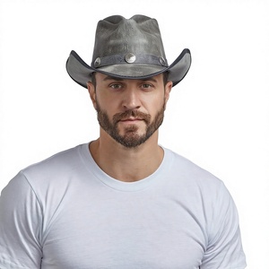 Polyester Cowboy <b>Hats</b> Western Cattleman Style Light Brown Braided <b>Band</b> Vintage XXL Unisex Adjustable Outdoor Wholesale - Product Image 6