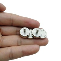 M4 Threaded Stud Cup Magnets with Permanent NdFeB N35-N52 Composite Magnet Pot Mounting Welding Process