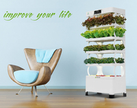 Offre spéciale Jardinière d'intérieur à led intelligente pour la culture de microgreens et système hydroponique complet pour serre verticale