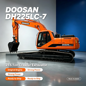 รถขุดมือสอง Doosan DH225lc-7 ขนาด 22.5 ตัน รถขุดไฮดรอลิกแบบตีนตะขาบ พร้อมเครื่องยนต์เดิม สำหรับงานก่อสร้าง เหมืองแร่ และงานดิน - Product Image 1