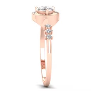 Exclusiva joyería fina de lujo 14K 18K 22K oro laboratorio cultivado anillos de diamantes regalos de boda precios al por mayor con perlas - Product Image 3