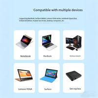 Adaptador de Red USB DENIXI de 1000 Mbps con 1 Puerto USB-A y 1 Puerto USB-C, Interfaz RJ45 para Computadora/Tableta