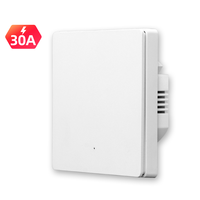 A2-ZH30 30A 6600W Tuya ZigBee Interrupteur haute puissance à condensateur pour chauffe-eau, chaudière, climatisation, compatible Alexa et Google
