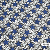 Tissu de dentelle brodée soluble dans l'eau, motif étoiles célestes modernes, pour sacs à main, nappes et décoration intérieure
