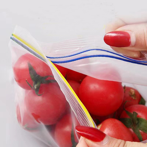 15pcs Home Kitchen <b>Keep</b> Fresh Slide <b>Lock</b> Transparent Food Sealed Storage Bag Set - Product Image 2