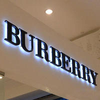 Letras Mini Iluminadas LED Personalizadas, Letrero 3D Acrílico Retroiluminado para Tienda, Letras de Canal Impermeables para Exteriores, Montadas en Pared para Negocios
