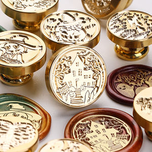 할로윈 시리즈 구리 헤드 씰 밀봉 도구, 휴일 파티 초대장, 선물 장식 제조사 도매 - Product Image 2