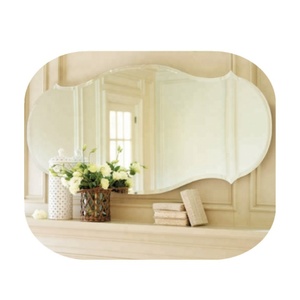Best Price Modern <b>Frameless</b> Cosmetic Glass Mirror Any Size Wood <b>Frame</b> Cut-Out Oval Shapes 4mm 6mm Tempered Glass Mirrors - Product Image 4