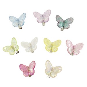 กิ๊บติดผมรูปผีเสื้อใส สีม่วงมาร์เมด บารอกซอน คุณภาพสูง รีไซเคิลได้ ผลิตจากพลาสติก ABS - Product Image 5