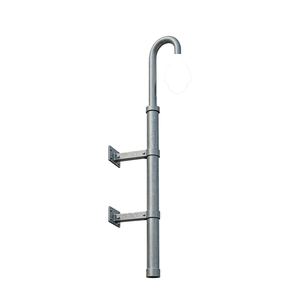 Soporte de Pared para Cámara CCTV de Acero Galvanizado Cuadrado, Soporte Fijo de Pared con Longitud Ajustable para Muro Perimetral de Fábrica - Product Image 1